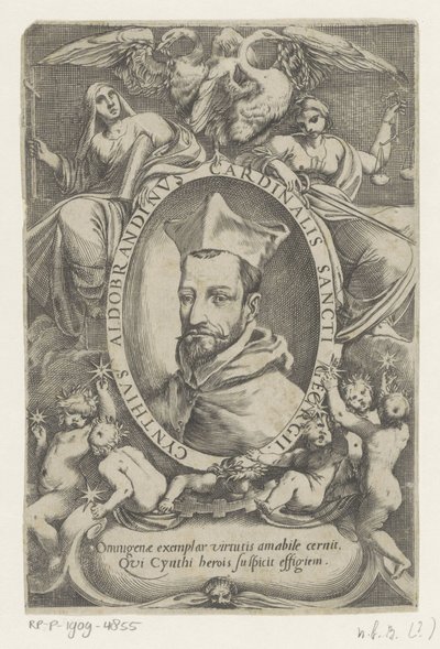 Cinzio Aldobrandini autorstwa Agostino Carracci (possibly)