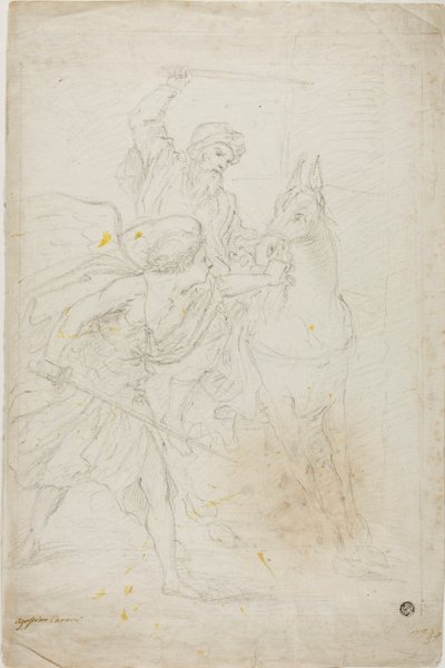 Osioł Balaama autorstwa Agostino Carracci