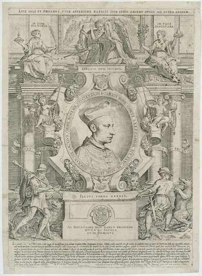 Karol Boromeusz autorstwa Agostino Carracci