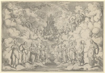 Harmonia sfer autorstwa Agostino Carracci