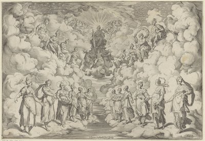 Harmonia sfer autorstwa Agostino Carracci