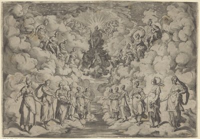 Harmonia sfer autorstwa Agostino Carracci