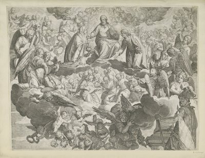 Męczeństwo św. Justyny ​​z Padwy (górna połowa) autorstwa Agostino Carracci