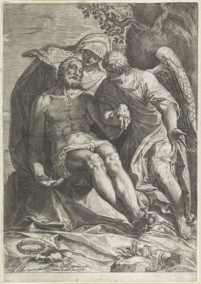 Maryja z Ciałem Chrystusa (Pieta) autorstwa Agostino Carracci