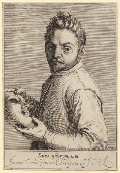 Portret Giovanniego Gabrielliego, zwanego „Il Sivello” autorstwa Agostino Carracci