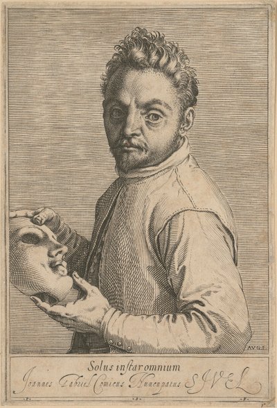 Portret Giovanniego Gabrielliego, zwanego „Il Sivello” autorstwa Agostino Carracci