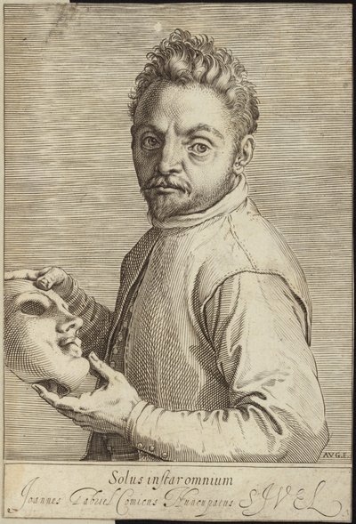 Portret Giovanniego Gabriellego autorstwa Agostino Carracci