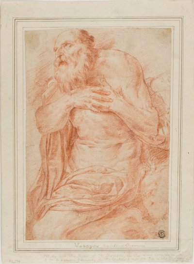 Święty Hieronim autorstwa Agostino Carracci