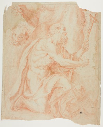 Święty Hieronim autorstwa Agostino Carracci