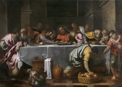 Ostatnia Wieczerza autorstwa Agostino Carracci