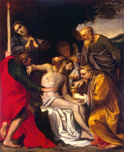Lament Chrystusa autorstwa Agostino Carracci