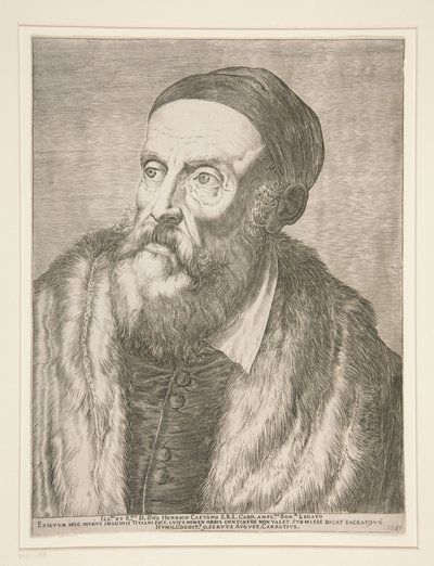Tiziano Vecelli (Tycjan) autorstwa Agostino Carracci