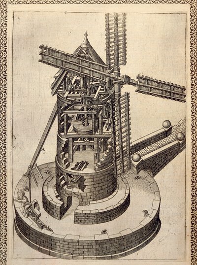 Wiatrak autorstwa Agostino Ramelli