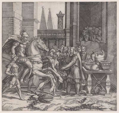 Camillus, dat. 1531. autorstwa Agostino Veneziano
