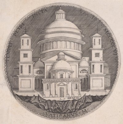 Bazylika św. Piotra z 1517 r. autorstwa Agostino Veneziano