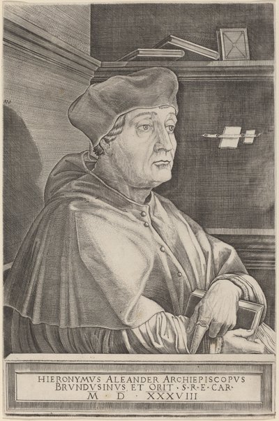 Hieronim Aleksander, arcybiskup Brindisi autorstwa Agostino dei Musi