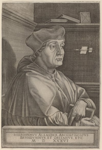 Hieronim Aleksander, arcybiskup Brindisi autorstwa Agostino dei Musi