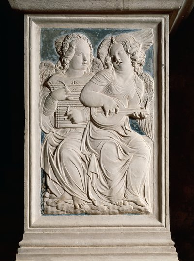 Muzyczne anioły autorstwa Agostino di Duccio