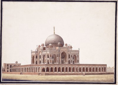 Grobowiec Humajuna, ok. 1820 r. autorstwa Agra School