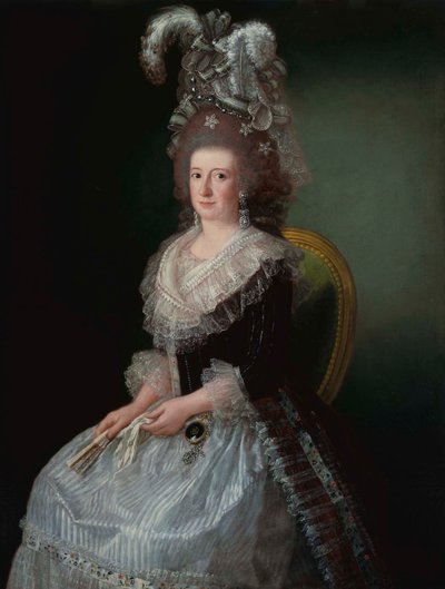 Portret Maríi Josefy Piscatori, Marquesa de San Andrés (1757-1807), żony Pedro Lópeza de Lereny. autorstwa Agustín Esteve
