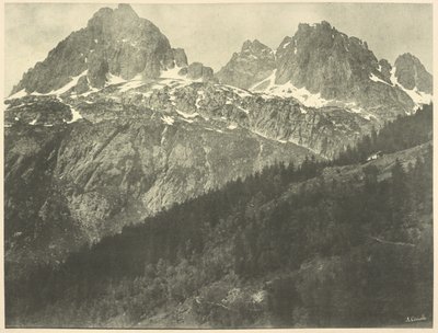 Les Aiguilles Rouges autorstwa Aimé Civiale