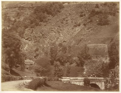 Pont Sur la Route de Bigorre (Coup de Vent) autorstwa Aimé Civiale