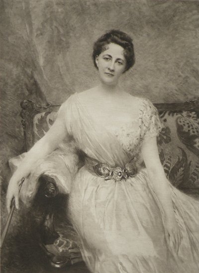 Moreau-vauthier 1906 płyta 32 aime morot madame archdeacon boisseaux 1895 autorstwa Aimé Nicolas Morot