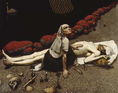 Matka Lemminkäinena autorstwa Akseli Gallen-Kallela