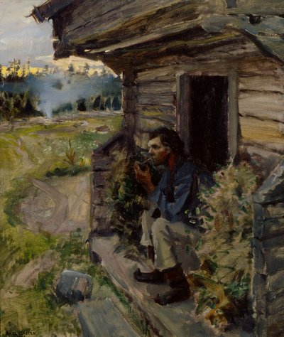 Spokojny wieczór autorstwa Akseli Gallen-Kallela