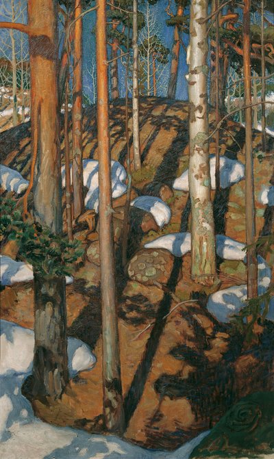 Wiosna, ok. 1900. autorstwa Akseli Gallen Kallela