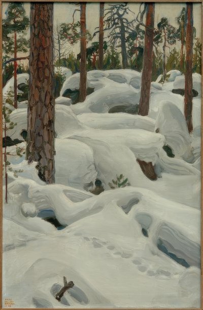 Denu rysia autorstwa Akseli Valdemar Gallen Kallela
