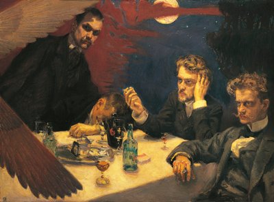 Finlandia, Sympozjum, Problem autorstwa Akseli Valdemar Gallen Kallela