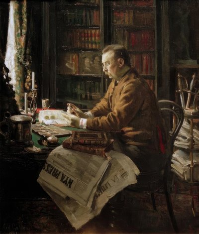 Portrety dr H.F.Antella autorstwa Akseli Valdemar Gallen Kallela