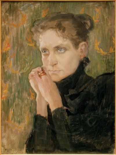 Portret aktorki Idy Aalberg autorstwa Akseli Valdemar Gallen Kallela