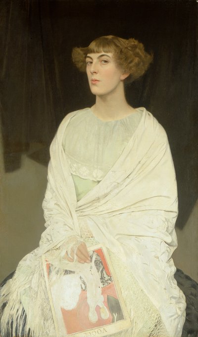 Isabella Holding Vogue, 1928 autorstwa Alan Beeton