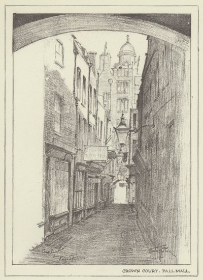 Sąd Koronny, Pall Mall autorstwa Alan Stapleton