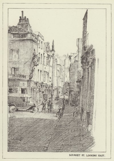 Market Street, patrząc na wschód autorstwa Alan Stapleton