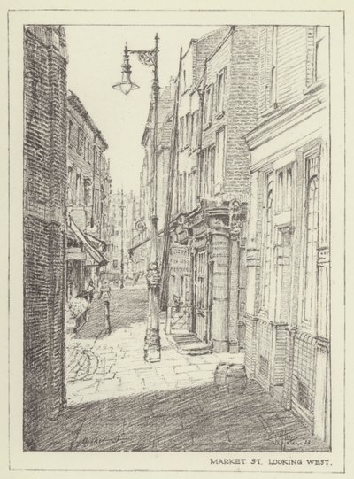 Market Street, patrząc na zachód autorstwa Alan Stapleton