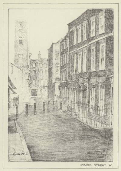 Meard Street, Zachód autorstwa Alan Stapleton