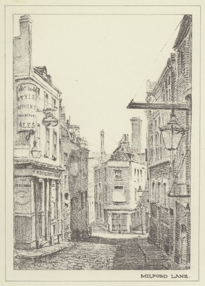 Milford Lane autorstwa Alan Stapleton