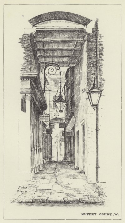 Rupert Court, Zachód autorstwa Alan Stapleton