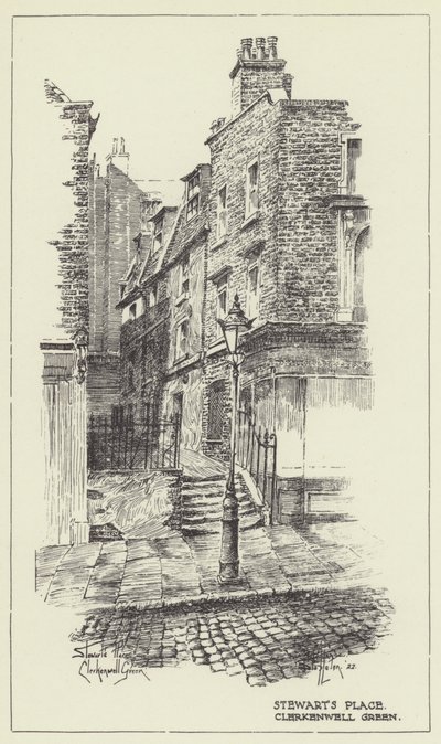 Stewarts Place, Clerkenwell Green autorstwa Alan Stapleton