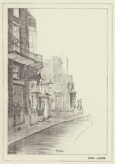 Vigo Lane autorstwa Alan Stapleton