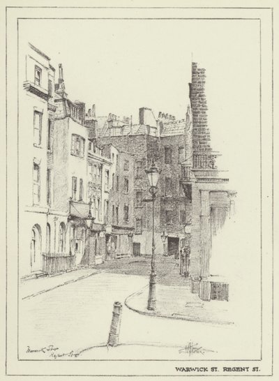Warwick Street, Regent Street autorstwa Alan Stapleton