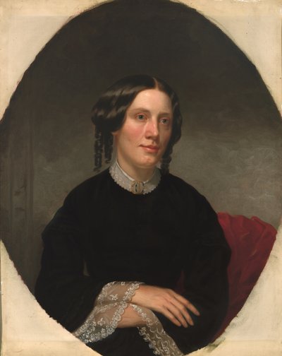 Harriet Elizabeth Beecher Stowe (1811-1896) autorstwa Alanson Fisher