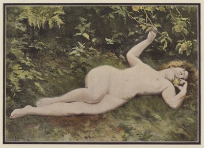 Córka Ewy (kolor lito) autorstwa Albert Auguste Fourie