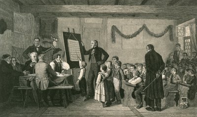 Badanie szkoły wiejskiej autorstwa Albert Anker