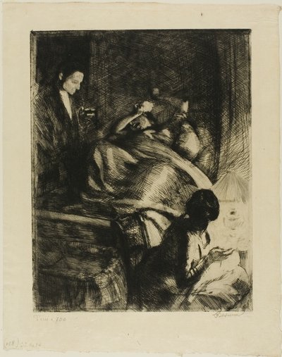 Dostawa, płyta trzecia od Woman autorstwa Albert Besnard