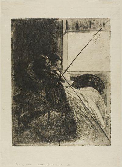 Flirt, płyta szósta od Woman autorstwa Albert Besnard