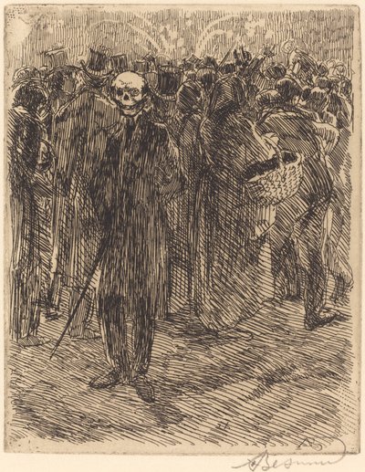 W tłumie autorstwa Albert Besnard